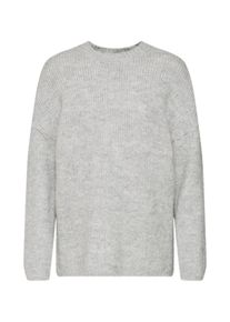 Selected Femme, Damen Pullover 'SLFREGINA LS KNIT O-NECK', Graumeliert