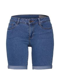 V&eacute;ro Moda VERO MODA, Damen Shorts 'VMHOT SEVEN NW DNM LONG F SHORT MIX NOOS', Blue Denim