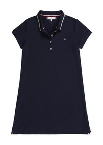Tommy Hilfiger, Mädchen Kleid 'ESSENTIAL POLO DRESS S/S', Schwarz