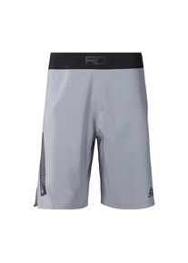 Reebok, Herren Trainingsshorts, Grau / Schwarz