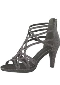 Marco Tozzi, Damen Sandalette, Schwarz