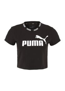 Puma, Damen Sport-Shirt 'Amplified', Schwarz / Wei&szlig;