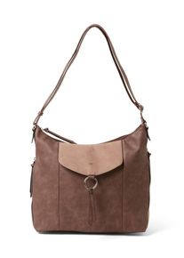 Tom Tailor, Damen Hobo-Tasche 'Charlee', Beige / Braun