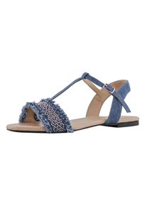 Heine, Damen Sandalette, Blue Denim