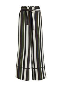 Object, Damen Hose, Blau / Dunkelgrün / Schwarz / Weiß