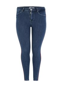 Only Carmakoma, Damen Jeans 'Wow Push Up', Blue Denim