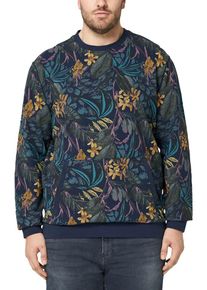 s.Oliver RED LABEL, Herren Sweatshirt, Navy / Mischfarben