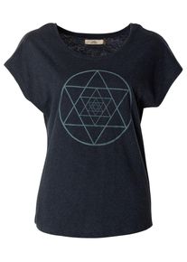 Jaya, Damen T-shirt 'Isis', Rauchblau / Nachtblau