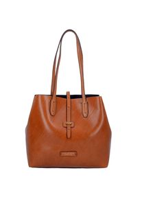 The Bridge, Damen Dalston Shopper Tasche Leder 32 cm, Braun