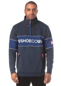 DC Shoes, Herren Sweatshirt 'Clewiston Mock', Taubenblau