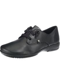 Rieker, Damen Schn&uuml;rschuhe, Schwarz