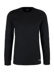 Q/S Designed By, Herren Longsleeve, Schwarz