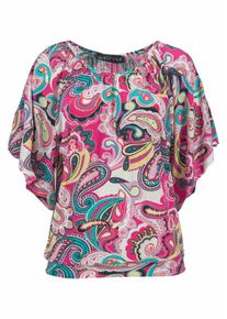 Melrose, Damen Shirt Paisley, T&uuml;rkis / Gelb / Pink / Rosa
