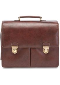 Picard, Herren Toscana Aktentasche Leder 40 cm Laptopfach, Kastanienbraun