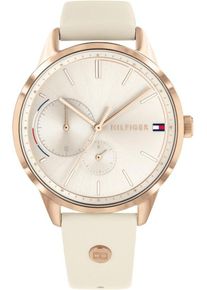 Tommy Hilfiger, Damen Uhr 'Casual, 1782022', Beige / Rosegold