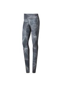 Reebok, Damen Tight, Dunkelgrau / Wei&szlig;