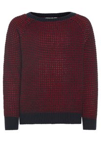 name it, Strickpullover, Enzian / Kirschrot