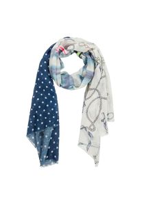 Codello, Damen Schal, Navy / Mischfarben / Weiß