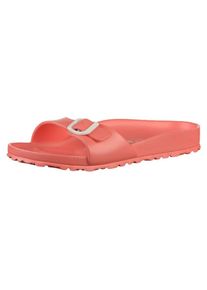 Birkenstock, Damen Pantoletten 'Madrid EVA', Koralle / Wei&szlig;