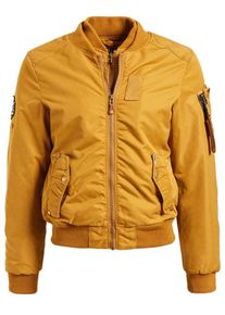 Khujo, Damen Jacke 'BOLORIA WITH INNER JACKET', Honig