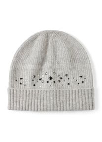 Tom Tailor, Damen Beanie, Grau