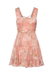 Glamorous, Damen Kleid 'HP0622', Rosa / Weiß