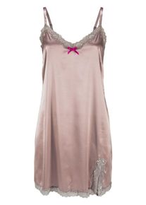 Lascana, Damen Sexy Neglig&eacute; mit edler Kontrastspitze, Rosegold / Taupe / Altrosa