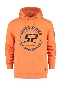 Code-Zero, Herren Kapuzen-Sweatshirt 'SUPERSERIES', Orange