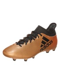 adidas Performance, Herren Fußballschuh 'X 17.3 FG', Gold / Schwarz