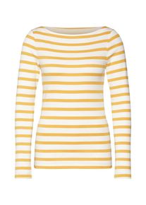 GAP, Damen Shirt, Gelb / Weiß