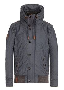 Naketano, Herren Jacke 'Knecht Schluckspecht', Taubenblau