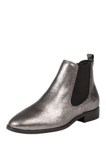 Bullboxer, Damen Chelsea-Boot aus Leder, Silbergrau