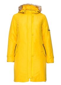 sheego Casual, Damen Parka, Gelb / Schwarz