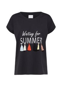 Vila, Damen T-Shirt, Mischfarben / Schwarz / Wei&szlig;