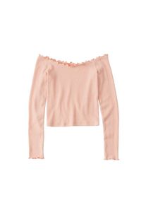 Abercrombie & Fitch Abercrombie & Fitch, Damen Shirt 'LS COZY FASHION', Creme