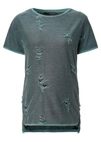 Supermom, Damen Pullover 'Destroyed', Gr&uuml;n
