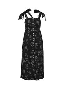 EDITED, Damen Kleid 'Charlie', Schwarz / Weiß