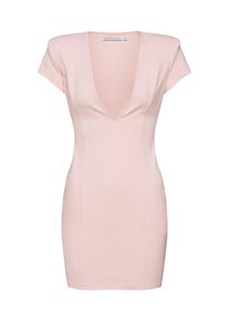 IVYREVEL, Damen - Kleider 'CAPPED SLEEVE PLUNGE MINI DRESS', Rosa