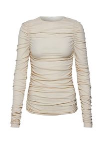 POSTYR, Damen Shirt 'POSKRUSEMYNTE LS TEE', Creme