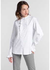 Eterna, Damen Bluse, Weiß