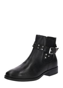 PS Poelman, Damen Chelsea-Stiefelette, Schwarz