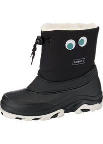 Friboo, Winterstiefel, Schwarz / Naturwei&szlig;