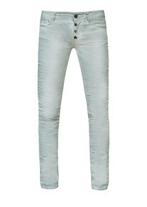 COCCARA, Damen Jeans 'Curly', Pastellblau