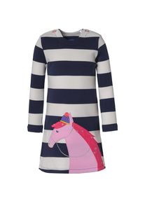Tom Joule, Mädchen Kleid 'KAYE', Nachtblau / Pink / Dunkelpink / Weiß