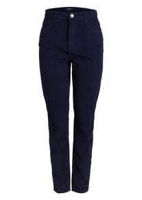 Pieces, Damen Kordsamt Hose, Blau
