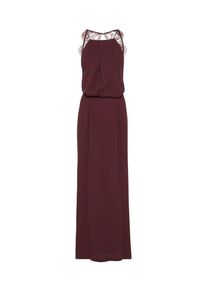 Samsøe & Samsøe Samsoe & Samsoe, Damen Abendkleid mit Spitze 'Willow 5687', Aubergine
