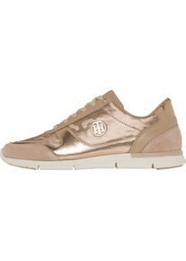 Tommy Hilfiger, Damen Sneakers 'CAMO METALLIC LIGHT SNEAKER', Hellbraun