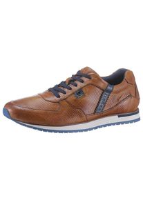 Bugatti, Herren Sneaker 'Lanfranco', Navy / Cognac