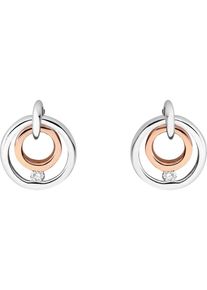 Christ, Damen Ohrstecker '86867273', Rosegold / Silber
