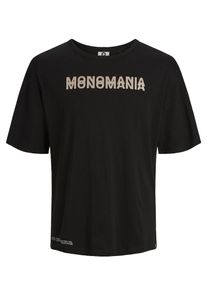 Jack & Jones JACK & JONES, Herren T-Shirt, Hellbeige / Schwarz